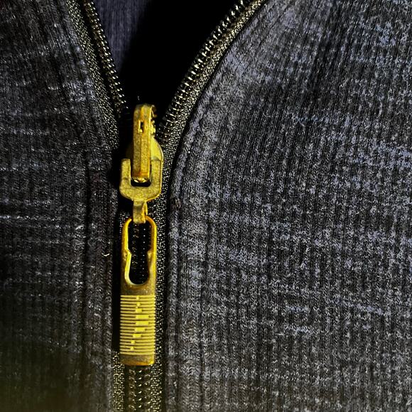 Tommy Bahama Jeans Reversible Dark Blue 1/4 Zip Mens Pullover Sweater Size XXL - Picture 9 of 14